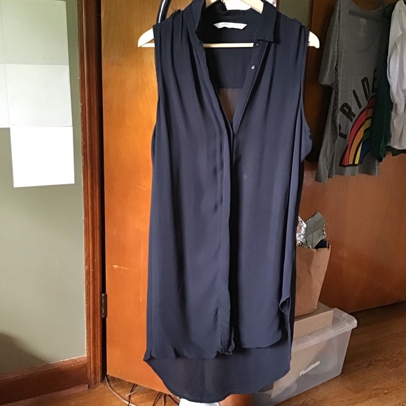 Zara Dresses Zara Woman Buttondown Tunic Poshmark